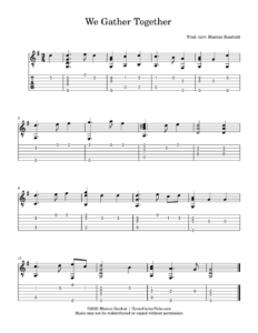 sheet music