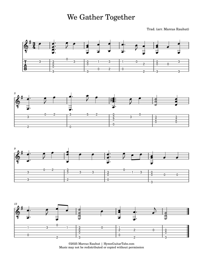 sheet music
